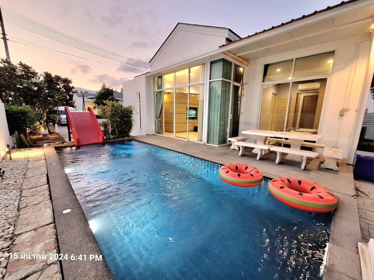Beachtown Cha-Am Private Poolvilla From Beach 2Km Bagian luar foto